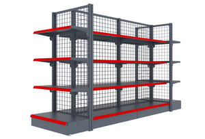 Kim loại siêu thị rack/Rack hiển thị/đồ trang sức hiển thị đứng dây lưới siêu thị Kệ Gondola kệ cho cửa hàng bán lẻ cửa hàng - Product Image 6