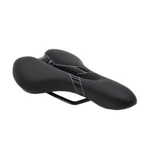 Asiento de cuero para <span class=keywords><strong>bicicleta</strong></span> para hombre y <span class=keywords><strong>mujer</strong></span>, cojín suave, acolchado, hueco, de cuero PU - Product Image 5