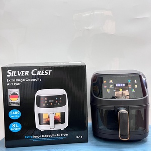 Freidora de Aire Eléctrica de Gran Capacidad de 8L, 2400W, Control Digital, Acero Inoxidable, Sin Aceite, Baja en Grasa, para Uso Doméstico - Product Image 5