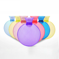 Mini bouteille d'eau chaude ronde en pvc transparent étanche