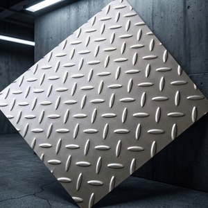 Plaque de tapisserie en aluminium 5052 à 5 barres antidérapante, qualité marine, résistante à la corrosion pour ponts de bateaux et marches d'escalier - Product Image 1