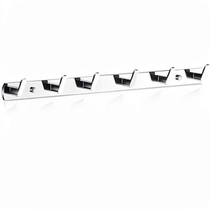 Modern Transparent Waterproof Multifunction Self Adhesive <b>Wall</b> <b>Mounted</b> Stainless Steel Plastic Hook Nail Free Kitchen Bathroom - Product Image 1