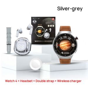 Nueva llegada D21 pantalla redonda relojes inteligentes reloj 4 conjunto de auriculares de moda y 2 correas relojes deportivos <span class=keywords><strong>dispositivos</strong></span> portátiles - Product Image 4
