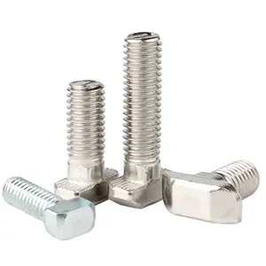 Sunpoint M5 M6 M8 M10 M12 304 Stainless Steel T-screws T-slot Bolts T-platen Screws T Square Bolt