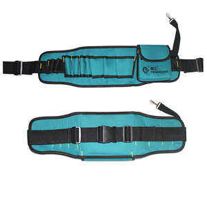 <b>Tool</b> Waist Bag 15-19 Pockets Adjustable Strap Zipper Closure <b>Tool</b> <b>Roll</b> Outdoor Electrician Repair Kit - Product Image 5