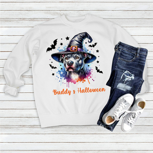 <span class=keywords><strong>Halloween</strong></span> Christmas Design personalizzato con Logo sublimazione <span class=keywords><strong>per</strong></span> bambini adulti felpa 300gsm con scollo a mano - Product Image 3