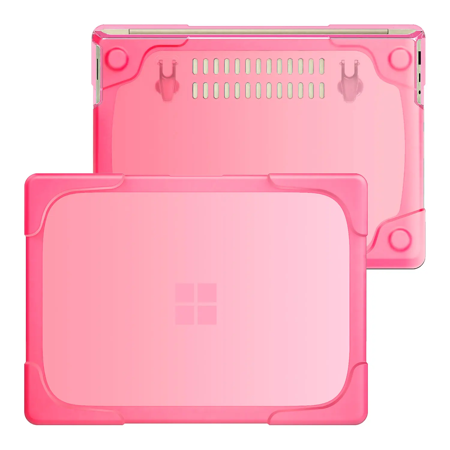 Custodia protettiva completa in Silicone Premium Yapears per Microsoft Surface GO con supporto Multi-angolo