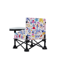 Ensemble de chaises de repas pour bébés et enfants Prodigy - Chaise de repas pour bébé réglable en hauteur pour l'alimentation des bébés, design pliable et gain de place