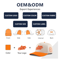 Casquette de baseball bicolore de haute qualité, Gorras de sport, logo brodé en relief 3D, casquettes de baseball à fermeture snapback pour homme et femme