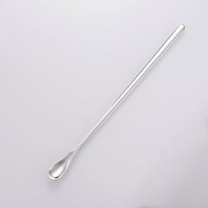 Cucharas Largas de Acero Inoxidable 304 de 19 cm y 22 cm, Palitos Mezcladores Reutilizables para Café, Bebidas, Condimentos, Cócteles - Product Image 3