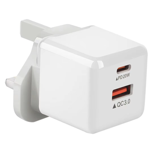 美国欧盟英国插头PD 20w <span class=keywords><strong>C</strong></span>型电源适配器QC3.0迷你快速充电智能手机<span class=keywords><strong>USB</strong></span> A + <span class=keywords><strong>C</strong></span>壁式充电器 - Product Image 3