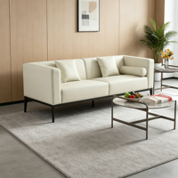 Modernes Chesterfield Büro-Stoffsofa-Set Verstellbare Wohnzimmer- und Geschäftsmöbel mit Metallgestell