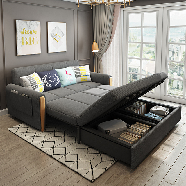 Wholesale Price High Quality Living Room Furniture Sofa Set Fabric Foldable Sofa Bed