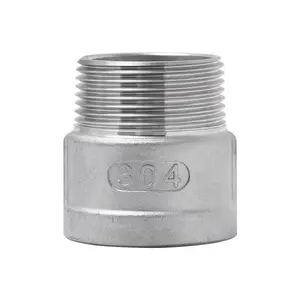 Stainless Steel Pipe Fitting Reducing Adapter 1/8" NPT Male X 1/4" NPT Female