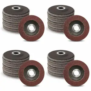 40x 4.5\" 4-1/2\" Flap Discs 40 60 80 120 Grit Sanding Grinding Wheels For Angle Grinder Abrasive Tools Felt Wheel