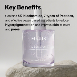 Essence réparatrice à <span class=keywords><strong>la</strong></span> niacinamide et aux peptides, ciblant le teint terne, les taches brunes, <span class=keywords><strong>la</strong></span> pigmentation, les imperfections, les pores, soin coréen pour une <span class=keywords><strong>peau</strong></span> de verre - Product Image 5