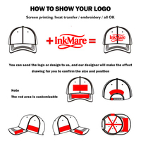 Gorra Trucker OEM Personalizada Más Vendida con Bordado de Logotipo 3D, Gorras Deportivas con Estampado, Gorra de Malla de 5 Paneles en Blanco de Alta Calidad, Confiable y Duradera