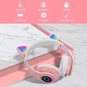 Auriculares Inalámbricos para Juegos, con Orejas de Gato, Estéreo, para Aviación, Superventas - Product Image 2