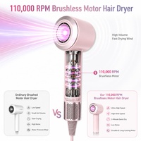 Sèche-cheveux intelligent Torlin professionnel haute température, léger et silencieux, sans pales, pour salon et usage domestique, avec fonction lisseur