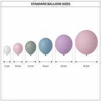 Ballons en latex pastel de 12 pouces pour les fêtes d'Halloween, la Saint-Valentin, les anniversaires, les baby showers, décoration d'articles pour les fêtes