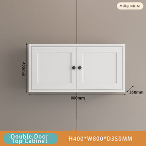 خزانة ملابس من الصلب بتصميم حديث مزخرف ، خزانة خزانة معدنية معلقة على الحائط لغرفة النوم ، أثاث منزلي - Product Image 4