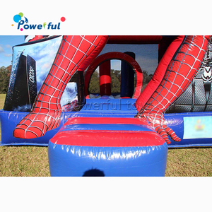 Thương Mại Trẻ Em Trở Ngại Trò Chơi Combo Castle Inflatable Bouncy Trượt Nhảy Spiderman Thoát Nhà - Product Image 5