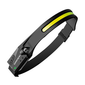 ไฟหน้าซุปเปอร์ไฟร์ HL65 แบบชาร์จไฟได้ 1200mAh ความสว่างสูง LED สำหรับการเดินป่า แคมป์ปิ้ง ขี่กลางคืน - Product Image 1