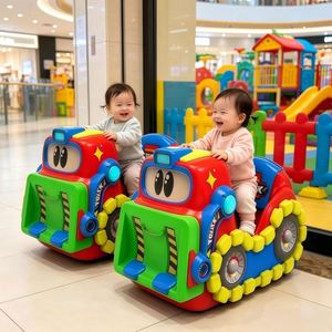 รถยนต์ไฟฟ้าสำหรับเด็ก ขับเคลื่อนด้วยเหรียญ ของเล่นรถยนต์น่ารัก ลายการ์ตูนหุ่นยนต์ เครื่องเล่นสวิงสำหรับเด็กในห้างสรรพสินค้า - Product Image 4