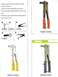 Ensemble de pistolet à riveter à main <span class=keywords><strong>Suncity</strong></span> haute pression et haute résistance - Product Image 2