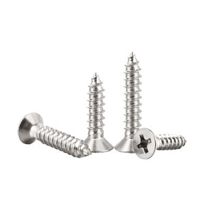 Vis autoperceuses à tête plate ovale métriques en acier inoxydable finition DIN pour plaques de plâtre et bois - Product Image 5