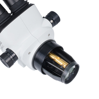 SANQTID 4K USB Camera LED Illuminated Manual Focus Laboratory Microscopios Teaching Research Stereo Microscope Mobile Zoom