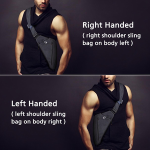 Bolso Bandolera de Nylon Ultrafino para <span class=keywords><strong>Hombre</strong></span>, Bolso Cruzado Deportivo Antirrobo con Diseño Ergonómico para Viajes y Gimnasio, Venta al Por Mayor OEM - Product Image 5