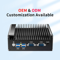 Mini PC Industrial Sin Ventilador Android/Linux/Win10 11 Intel Core I3 I5 I7-6/7/8th, para Transporte Ferroviario, con 4 GPIO, RS232, RS485, 6 USB, 32 GB de RAM
