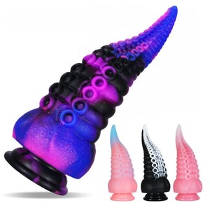 Realistico mostro arcobaleno Dildo a forma di polpo anale Plug <span class=keywords><strong>Sex</strong></span> <span class=keywords><strong>Toy</strong></span> per gli uomini e le donne in Silicone liquido - Product Image 6