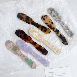 Cuchara Francesa <span class=keywords><strong>para</strong></span> Postre, Estilo Retro, Vajilla Acrílica, Cuchara <span class=keywords><strong>para</strong></span> Pastel, Helado, Mermelada, Cortador de Mantequilla, Vajilla Encantadora, Juego de Cuchillos y Cucharas Bonitos - Product Image 2