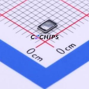 1TS015B-1000-0450-CT Tactile Switch SMD,3x2mm Switch Single Pole Single Throw Round Button 1N Vertical Mount - Product Image 1