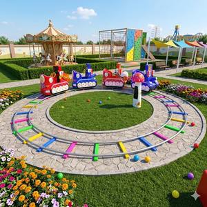 <span class=keywords><strong>Trenes</strong></span> Eléctricos <span class=keywords><strong>Thomas</strong></span> sin Rieles para Parque de Atracciones Infantil, Certificación CE, 8 Piezas, Batería de 6V200A, Capacidad de 500kg+, en Venta - Product Image 2