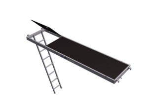 Plataforma de Aluminio con Puerta Escamoteable y <span class=keywords><strong>Escalera</strong></span> / Tabla de Aluminio con <span class=keywords><strong>Escalera</strong></span> - Product Image 2