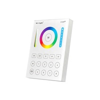 B8 Mi Light Miboxer, panneau intelligent RGB CCT à 8 zones avec contrôle individuel, 16 millions de couleurs, télécommande sans fil RF