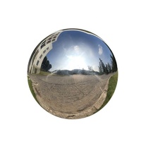 Sphère creuse en acier inoxydable SS304 de 80 mm, polie miroir, grande boule métallique creuse