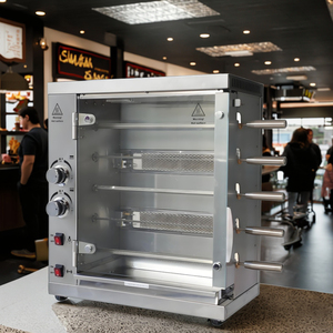 Commercio all'ingrosso attrezzature da cucina pollo <span class=keywords><strong>girarrosto</strong></span> macchina <span class=keywords><strong>Gas</strong></span> acciaio inox pollo rosticceria <span class=keywords><strong>per</strong></span> Hotel ristoranti - Product Image 5