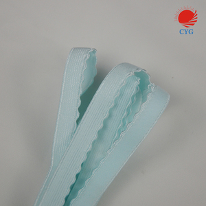 CYG Usine 10mm 15mm Bord festonné Spandex Bande Élastique pour <span class=keywords><strong>Soutien</strong></span>-<span class=keywords><strong>Gorge</strong></span> Sangle <span class=keywords><strong>Bandeau</strong></span> - Product Image 4