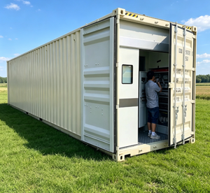 Ferme hydroponique intelligente Skyplant en conteneur maritime pour la culture de légumes à feuilles vertes, système de culture vertical en intérieur - Product Image 1