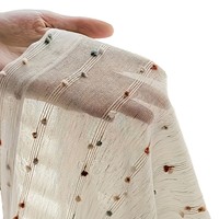Rideau de fenêtre en tulle jacquard de luxe DaiRui, rideaux en tulle de luxe pour le salon