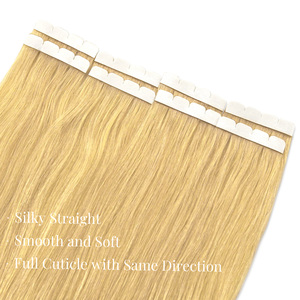 Nouvelle tendance très vendue # Extensions de cheveux en ruban adhésif miniatures couleur gingembre orangé 350 Copper, 100% cheveux humains vierges, ruban adhésif invisible de luxe - Product Image 4