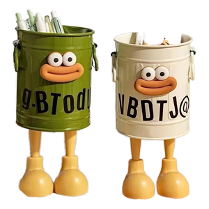 Porte-stylo en plastique au design mignon, grande capacité, boîte de rangement de bureau pour étudiants, filles, enfants, léger/luxe, haut de gamme FR - Product Image 1