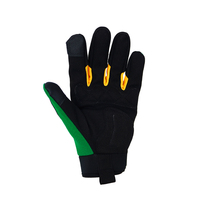 Gants de mécanicien HAIYI de haute qualité à doigts entiers, avec sangle de poignet réglable, en tissu extensible et paume en microfibre, pour le cyclisme et l'usage industriel