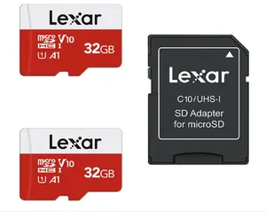 לקסר סדרת E כרטיס מיקרו SD מהיר UHS-I מתאם זיכרון פלאש 32GB 64GB 128GB 256GB HD מלא 4K UHD C10 U3 A1 V30 4K כרטיס