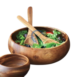 Bol en bois jetable écologique de fabrication vietnamienne 100% bois de haute qualité pour la cuisine et la table - Product Image 4