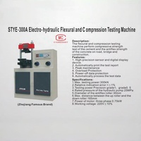 Testeur de compression et de flexion hydraulique numérique Yufeng de haute précision Grade1 STYE-300A 300kN avec traitement automatique des données 25MPa